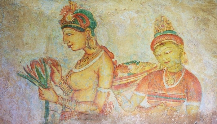 Sigiriya-Frescoes